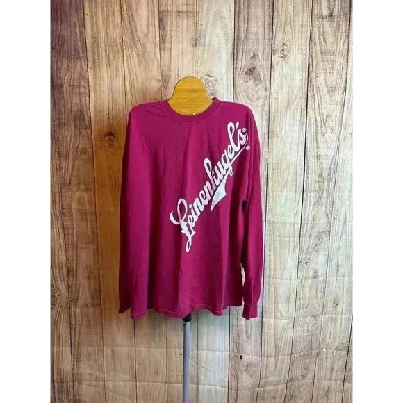 Leinenkugel's Beer Long Sleeved Red Tshirt Men's Size XL - Picture 1 of 8